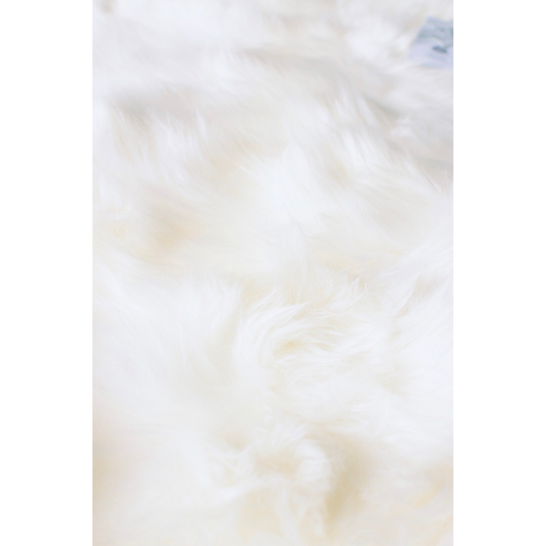 Virgin Australian Sheep Fur 12”x20” Lumbar Pillow VSF1220PLS W