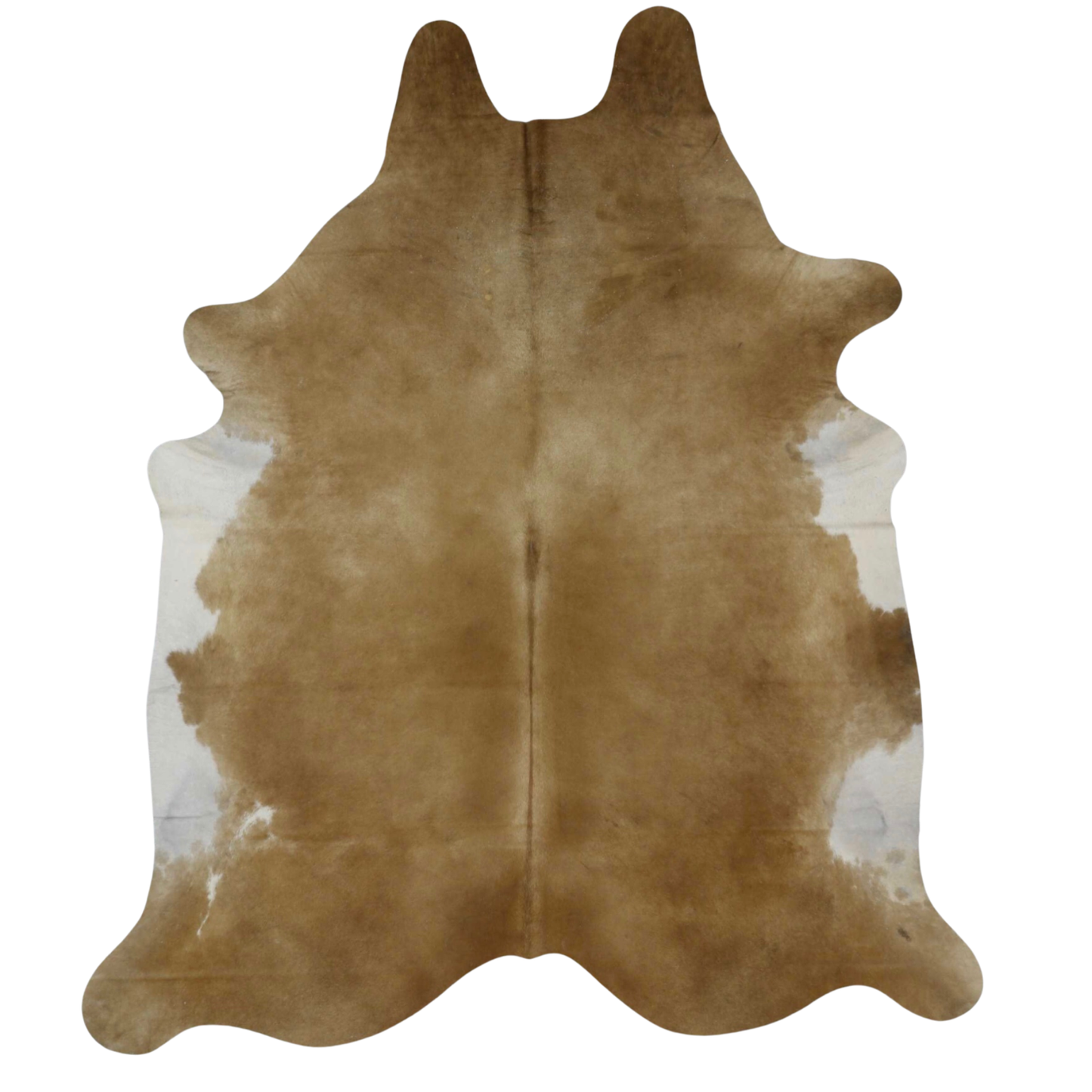 Brown & White, Light Premium Brazilian Hide, XL #748 7'x8'