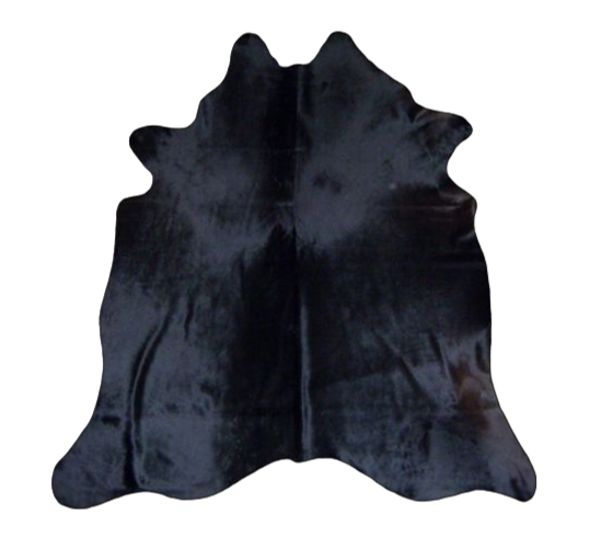 Black Solid Premium Brazilian Hide, XL CH13N W