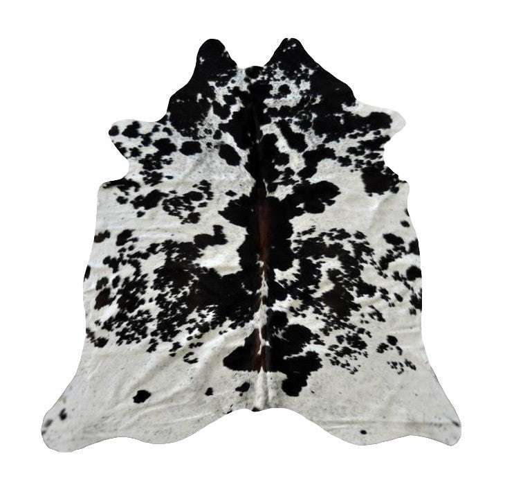 Salt & Pepper Black & White Premium Brazilian Hide, XL CH09N W