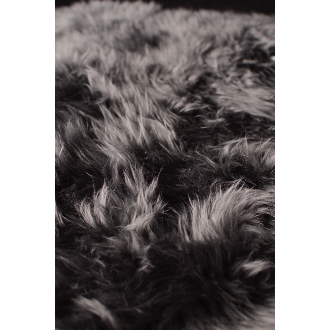 Virgin Australian Sheep Fur 12”x20” Lumbar Pillow VSF1220PLS W
