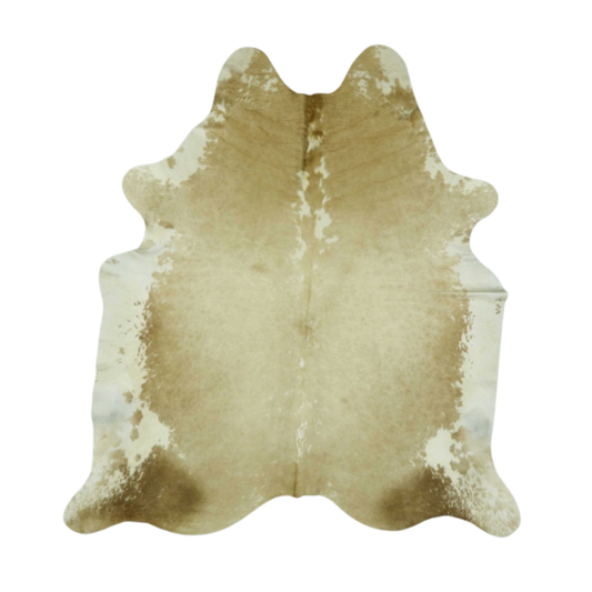 Brown & White, Light Premium Brazilian Hide, XL #0749 6'x7'