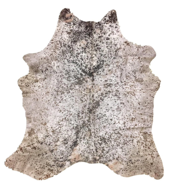 Driftwood Devore Brown Acid Washed Premium Brazilian Cowhide, XL CH10DVN W