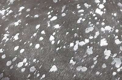 Charcoal Devore Silver Acid Washed Premium Brazilian Cowhide, XL CH23DVD W
