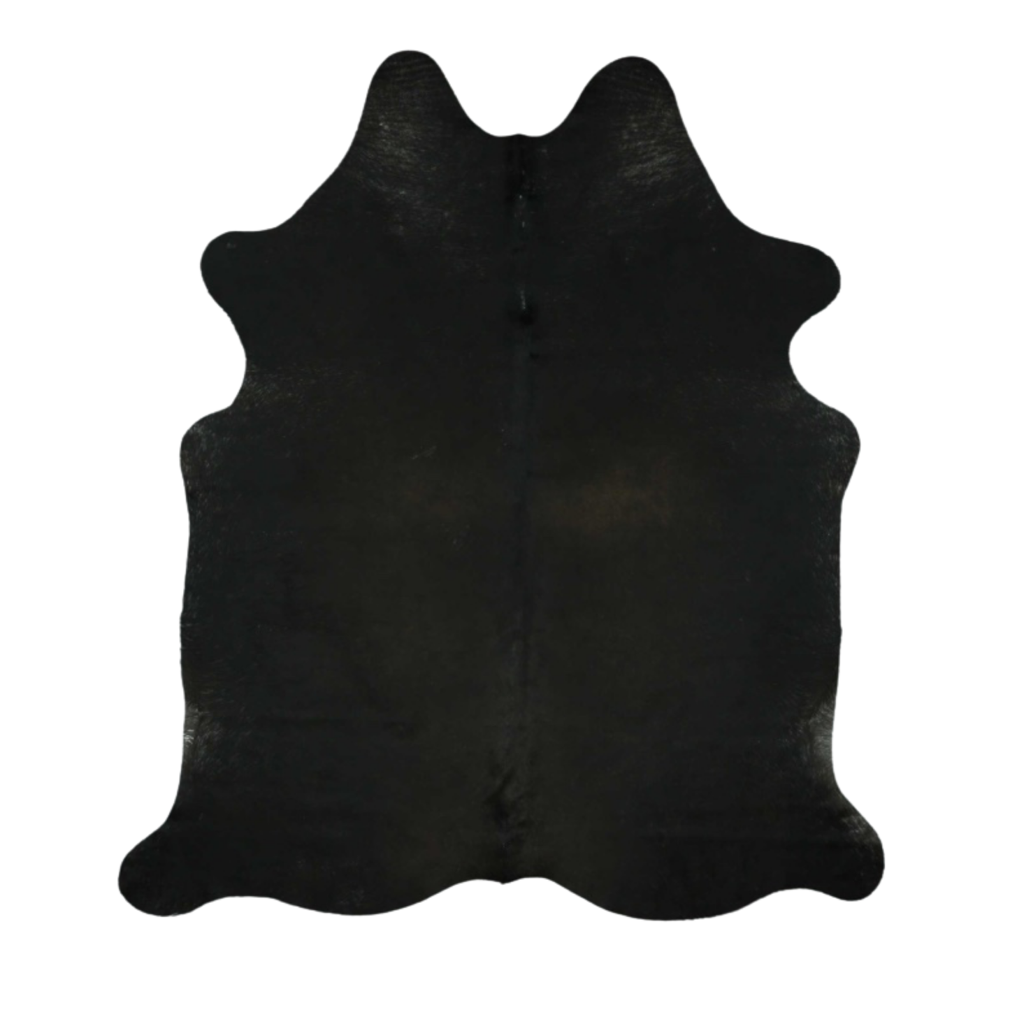 Black Solid Premium Brazilian Hide, XL #2073 6'x7'