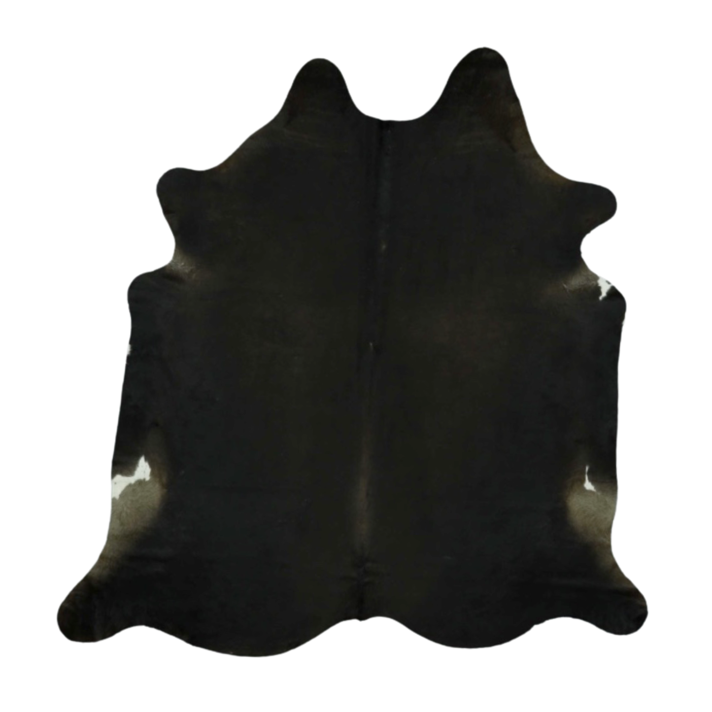 Black Solid Premium Brazilian Hide, XL #2175 6'x7'