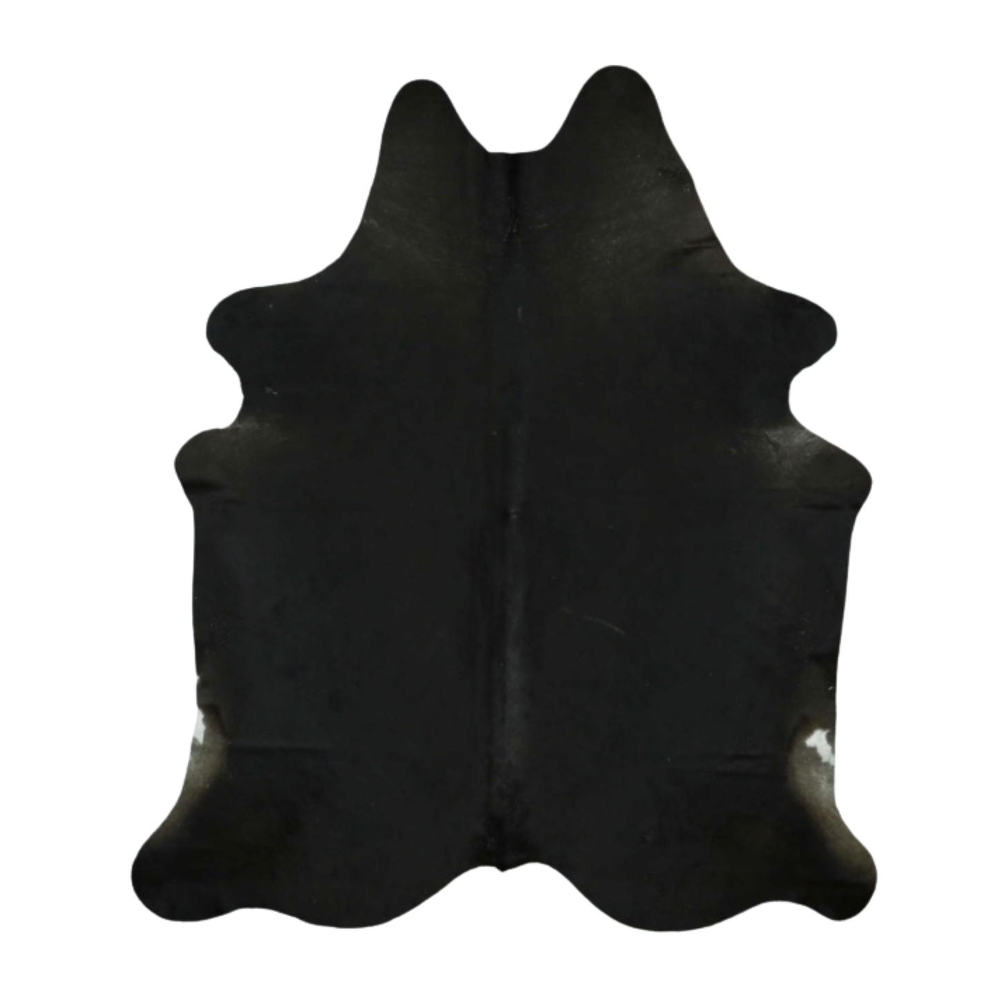 Black Solid Premium Brazilian Hide, XL #2690 6'x7'