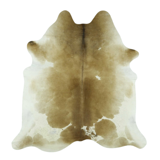 Brown & White, Light Premium Brazilian Hide, XL #3228 6'1"x7'