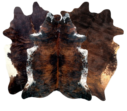 Dark Exotic White Belly Premium Brazilian Hide, XL CH02N W