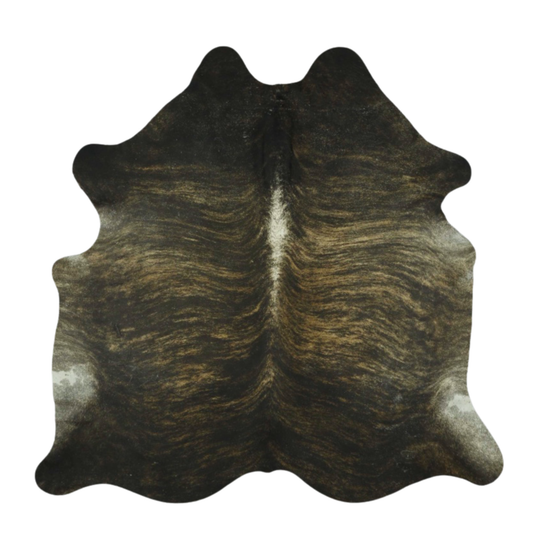 Dark Exotic Premium Brazilian Hide, XL CH01N #5487 7'x7'