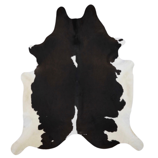 Black & White Premium Brazilian Hide, XL #799 7'x8'