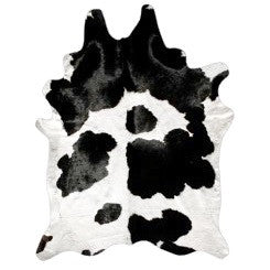 Black & White Premium Brazilian Hide, XL CH10N W