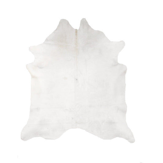Solid Natural White, Premium Brazilian Cowhide, XL CH12N W