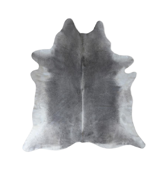 Gray Nelore Premium Brazilian Cowhide, XL CH25N W