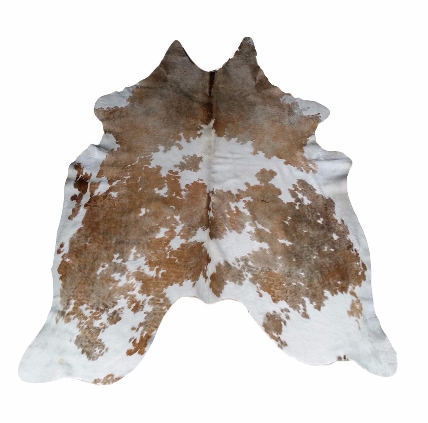 Brown & White, Light Premium Brazilian Hide, XL CH15N W